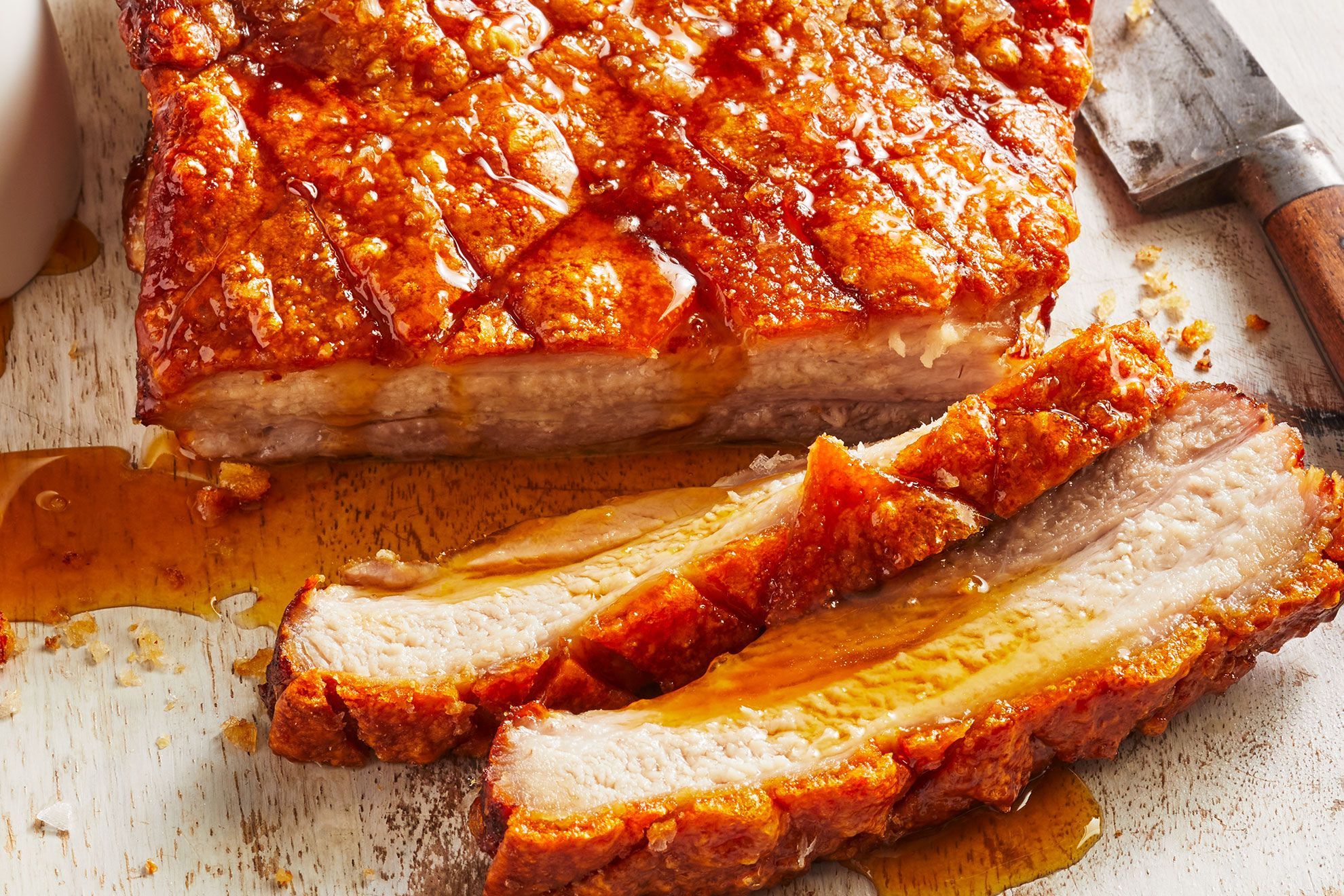 Spiced Mead Glazed Pork Belly